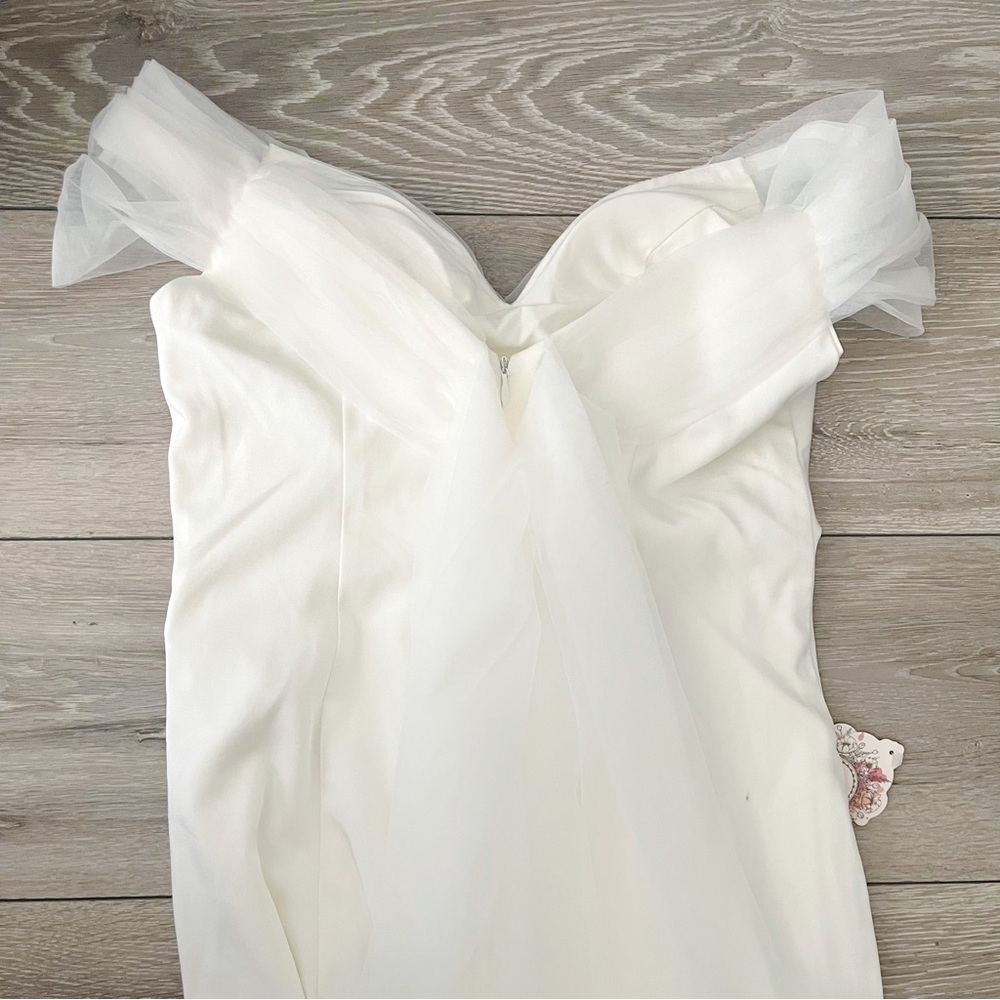 Off Shoulder Wedding Dress - Picture 10 of 15